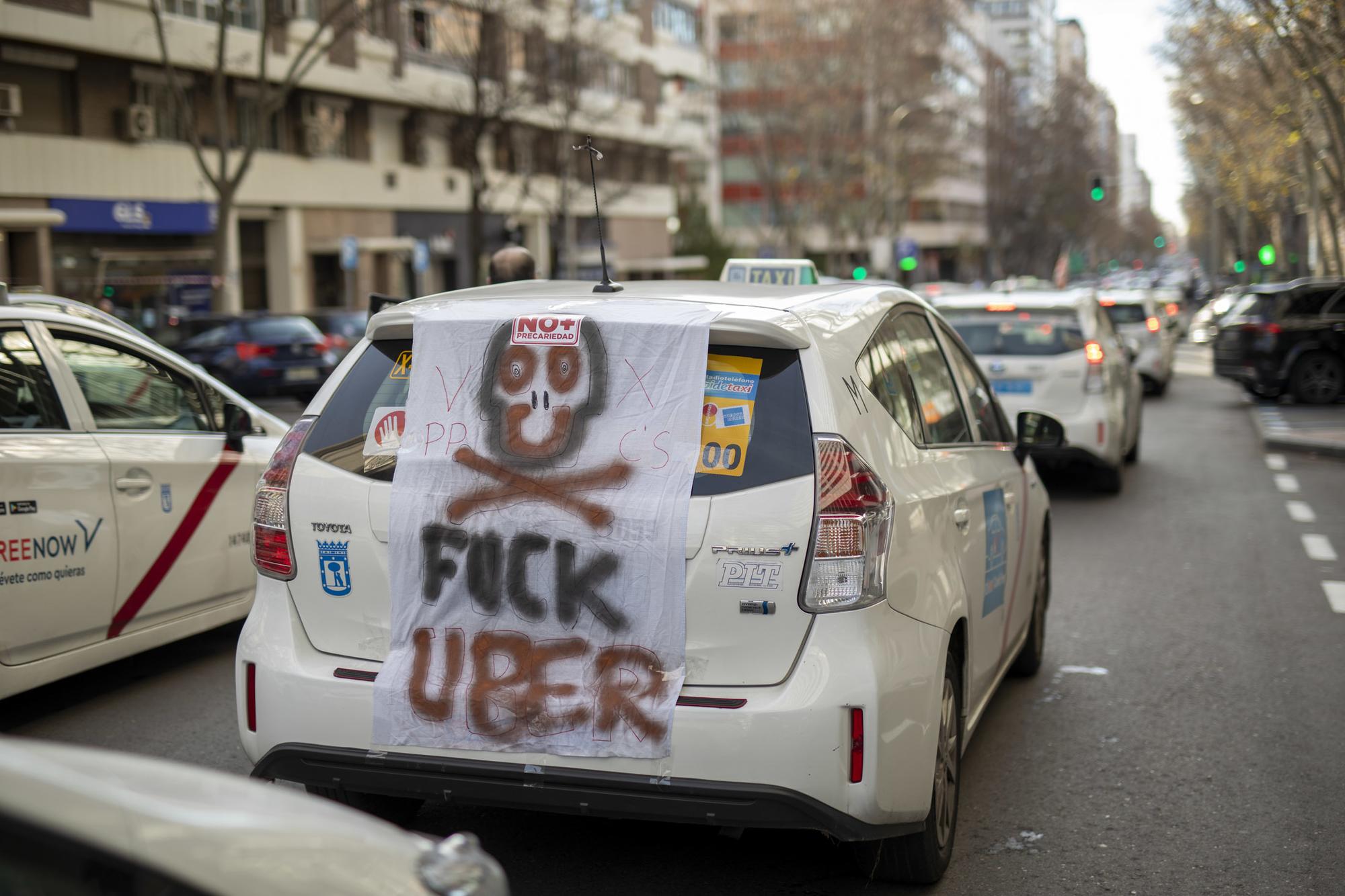 Manifestación Taxi 12-01-23 - 10